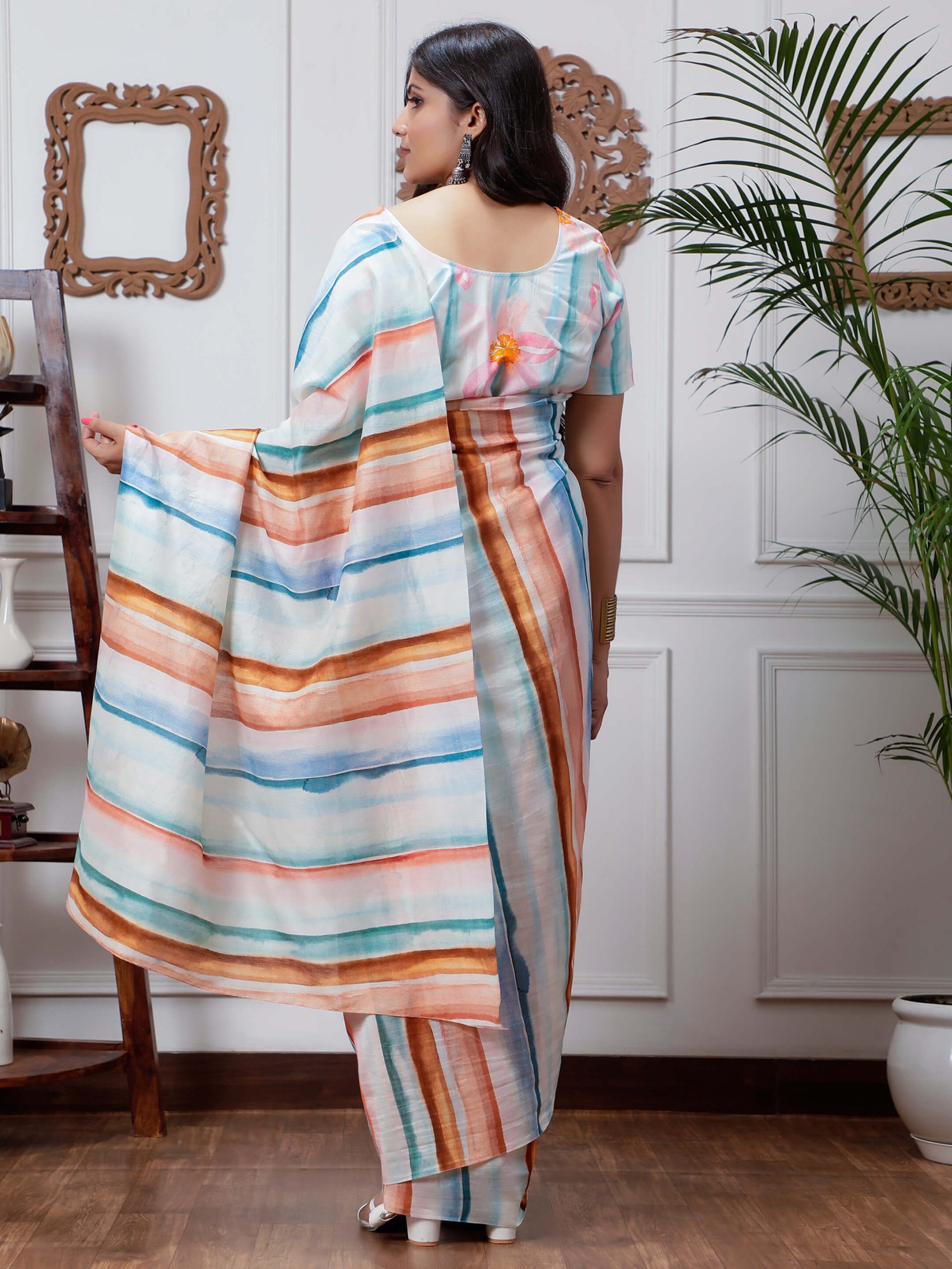 Customer saree review image