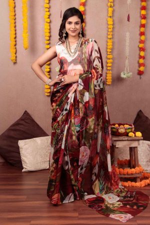 Roses in Shades Pure Chiffon