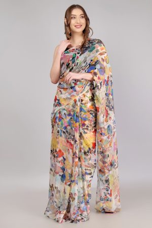 Premium Chiffon Saree