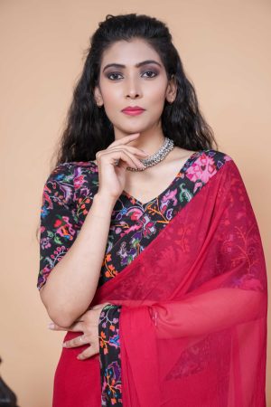 Everyday Elegance indian chiffon saree